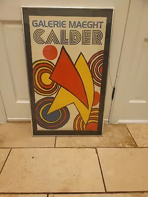 Alexander Calder  Galerie Maeght  Lithograph Poster Circa 1970 • $785