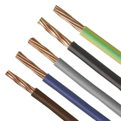 £3.75 • Buy Single Core Conduit Cable Wire 6491B  Choose Colour & Length 1.5mm - 6.0mm