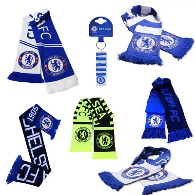 Chelsea Scarf - Supporter Soccer Club Gift Scarves Official Football Team  • £14.99