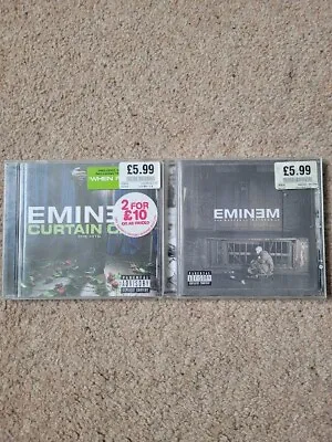Marshall Mathers LP By Eminem Cd 2000 And Curtain Calls 2 Cds • £4.80