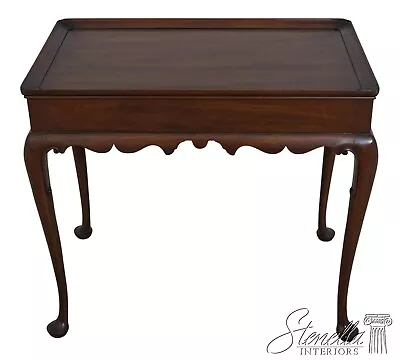 61749EC: KITTINGER CW-8 Colonial Williamsburg Mahogany Tea Table • $795