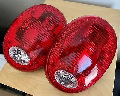 VW Round RED Bug & Super Beetle & Thing Tail Light Tailights  SET • $225