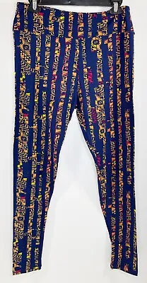 Lularoe OS Womens Leggings One Size Tribal Southwest Aztec Geo Print Tall Curvy • $12.99