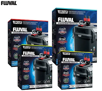 Fluval 107 207 307 407 External Power Filter With Media Aquarium Fish Tank • £124.99