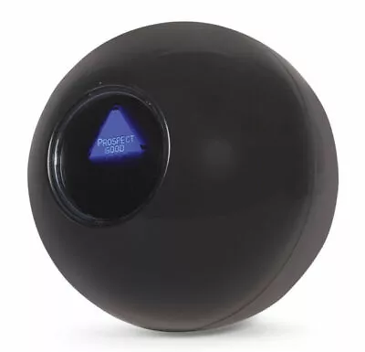 Magic 8 Decision Ball  Eight Prediction Game Toy Mystic Maker Black Novel • £12.99