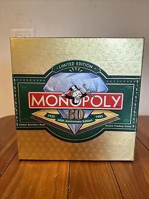 Monopoly 60th Anniversary Limited Edition Gold 1995 (New) • $60