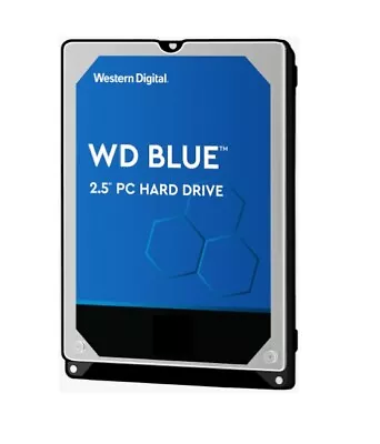 Western Digital WD Blue 500GB 2.5' HDD SATA 6Gb/s 5400RPM 128MB Cache CMR Tech 2 • $115.70