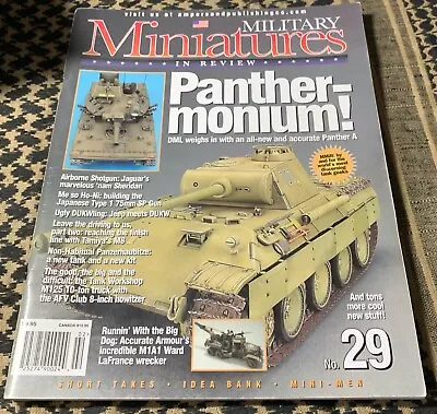 MMIR #29 M551 MB M125 GAZ69 M109 PANTHER GPA Military Miniatures In Review OOP  • $16.95