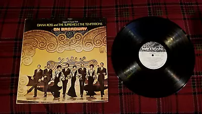 Diana Ross & The Supremes & The Temptations On Broadway DJ Promo Vinyl Record LP • $30