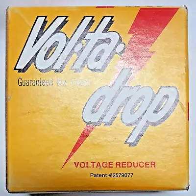 Vol-Ta-Drop Voltage Reducer - Converts 12V To 6V - Radio & Accessories Terminal • $59.99