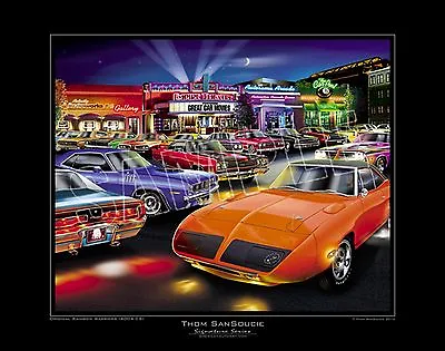  Mopar Color Giclee Car Art Print 4004-cs  Free Usa Shipping  • $34.99