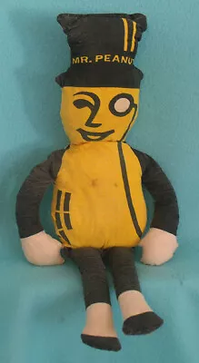 Vintage Planters Mr. Peanut Cloth Fabric Stuffed Advertising Doll 19  • $6.50