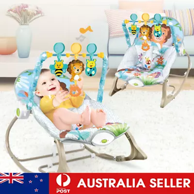 Multi-function Baby Rocker Infant Swing Chair Toddler Newborn Music Toy Bouncer • $70.88