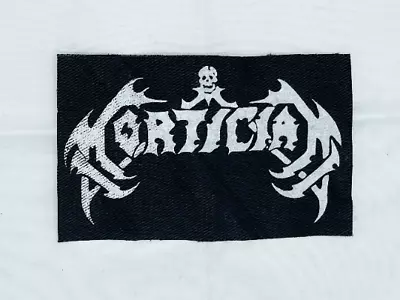 Mortician Logo Heavy Metal Denim Patch DIY Band Punk Vest Death Obituary Deicide • $4