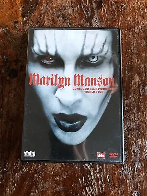 Marilyn Manson - Guns God And Government (DVD 2002) With Insert! • $12.99