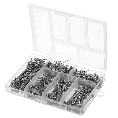 450Pcs T Pins Stainless Steel T-Pins For Home Office Silver • £14.86