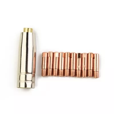 UK-Contact Tips 0.9mm + Contact Tube Holder Shielding Gas Nozzle Kit For MB-15AK • £10.78