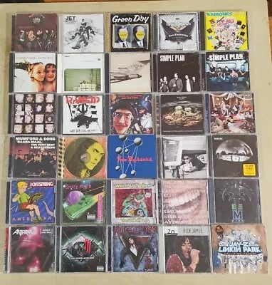 Lot Of 30 CD’s Alternative Grunge Rock Metal 90s 2000s Starter Kit Music (Lt5 • $19.99