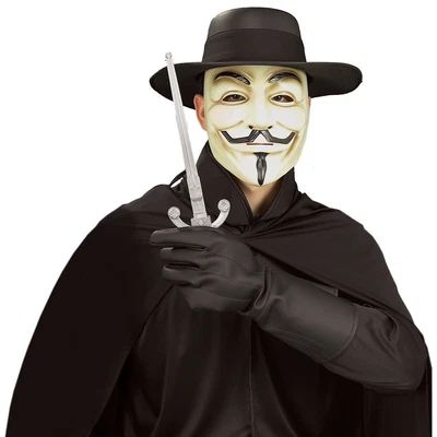 $10.59 • Buy V For Vendetta Gloves Adult Mens Halloween Costume Fancy Dress