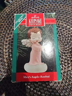 1990 Hallmark Keepsake Ornament Rosebud Mary's Angels #3 New In Box    • $49.99