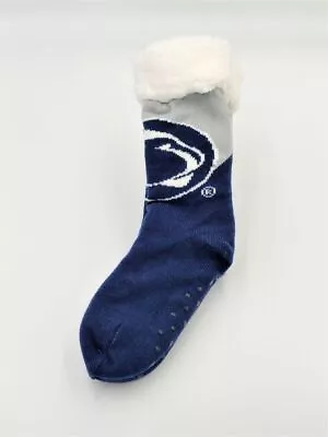 FOCO NCAA Licensed Penn State Nittany Lions Color Block Footy Slippers • $9.99