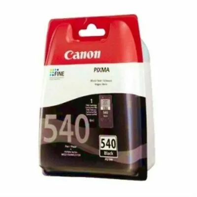 £17.99 • Buy Original Genuine Canon PG540 Black Ink Cartridge For PIXMA MG2150 MG3150