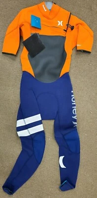 $59.99 • Buy New $250 Men's Hurley Fusion 202 Wetsuit 2/2MM Short Sleeve Fullsuit Blue XS