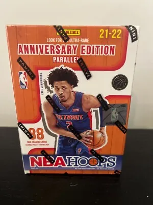 2021 - 2022 NBA Hoops Blaster Box (Panini Basketball Cards - 11 Packs) CLEARANCE • $60