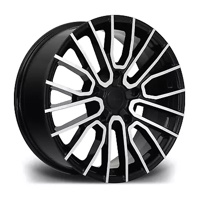 18  Riviera Rtz Black Alloy Wheels For Vw Transporter T5 T6 Load Rated 1250kg • $1009.34