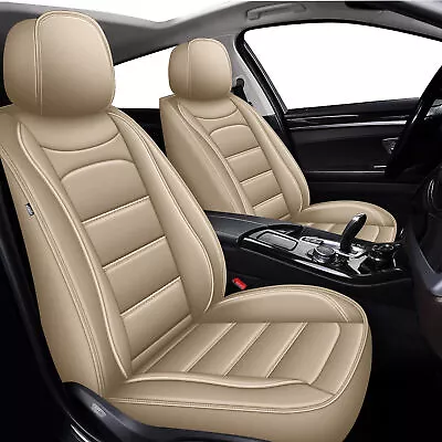 Fuax Leather 5-Seat Covers Cushion Protector Pad For Volvo S80 2001-2016 BEIGE • $206