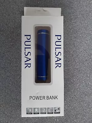 NEW Pulsar Power Bank 2200mAh Portable Rechargeable USB Backup Mobile Charger • £4.99