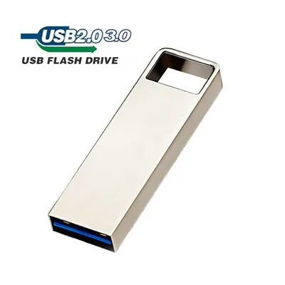 USB 2.0 Memory Stick Thumb 64GB 32GB 16GB 8GB Metal USB Flash Drive Data Storage • £4.91