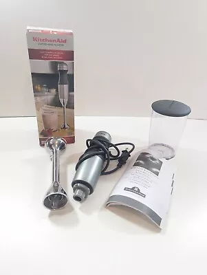 KitchenAid KHB1231 2-Speed Hand Blender - Black & Silver • $28