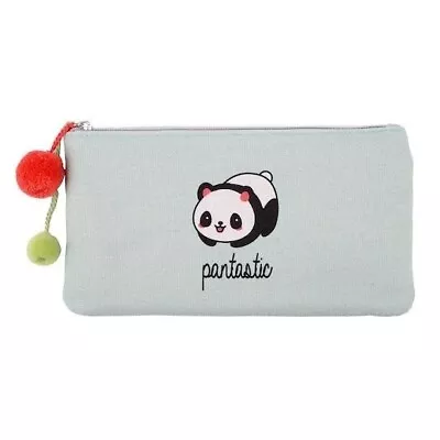 Artists Loft Panda Pouch Accessory Bag Makeup Pencil Bag Pantastic Green • $5.99