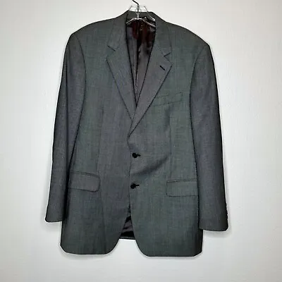 Brooks Brothers 1818 Madison Black White Tweed 100% Wool Blazer Italy Size 41R • $59.99