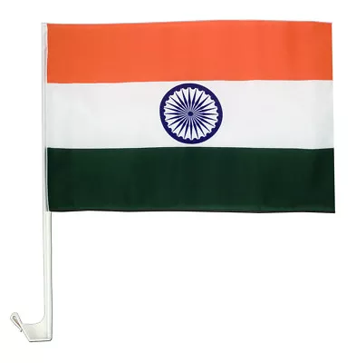 (2 Pack) India Country Car Window Vehicle 12x18 12 X18  Flag • $12.88