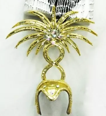 Da NeeNa H074 Star Queen Vegas Showgirl Pageant Dance Crystal Headdress • $160.91