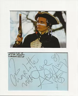Adam Ant Adam And The Ants Signed Genuine Authentic Autograph Signature AFTAL • £64.99
