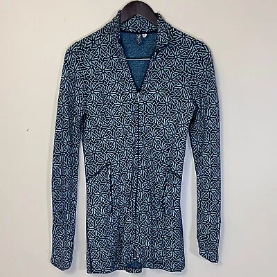 Ibex Merino Wool Full Zip Made In USA Sweater - Women's Size M - Green • $59.99