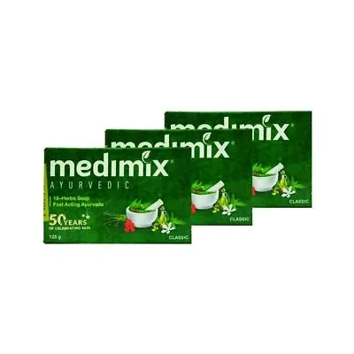 MediMix Real Ayurvedic Soap 125g (Pack Of 3) • $16.08