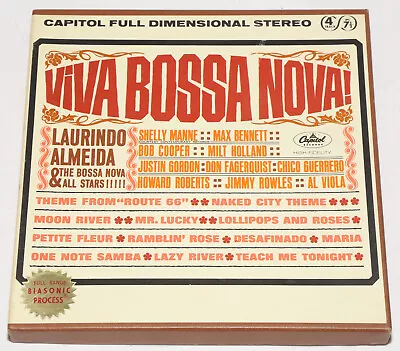 Laurindo Almeida Viva Bossa Nova! Reel To Reel Tape 4-Track 7.5 IPS Tested • $99.95