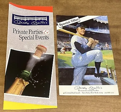 NEW YORK YANKEES MICKEY MANTLE Mickey Mantle's Restaurant & Bar Info + S Events • $18