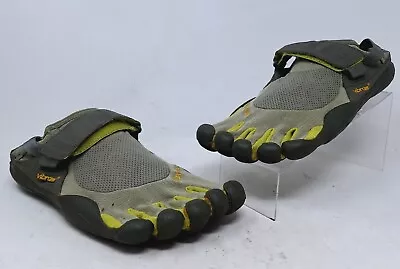 Vibram Mens Fivefingers M145 KSO Hiking Running Gray Green Shoes EU 40 US 8-8.5 • $39.95