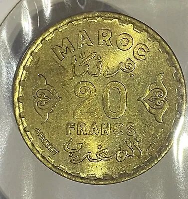 Maroc 10 Francs 1371  5 Francs Coin Morocco • $2