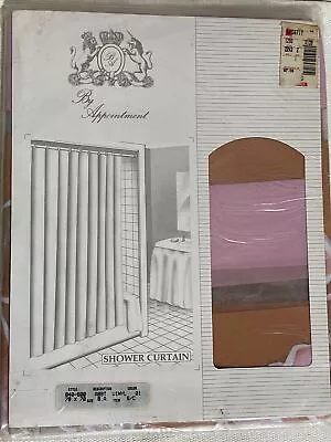 Vintage Vinyl Shower Curtain By Appointment 70  X 70  NOS Shells • $29.99