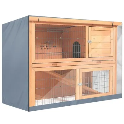 Rabbit Hutch Cover For Spring Garden Outdoor Waterproof Cage Crate Cover • $48.03