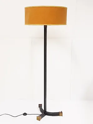 Important Floor Lamp 1950 1960 Steel Brass Vintage Rockabilly 50S 60S 50'S 60'S • $4366.44