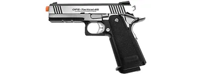 Tokyo Marui Dual Stainless Hi-Capa Custom Gas Blowback Airsoft Pistol (Silver) • $211.95