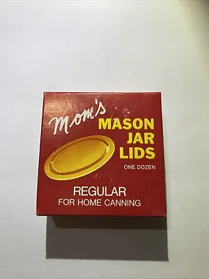 Mom's Vintage Mason Jar Lids With Original Box.  ALMOST MINT CONDITION • $4.89