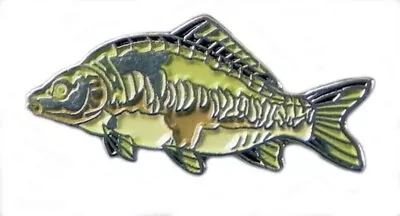 Mirror Carp Fish Enamel Pin Badge With Butterfly Locking Back • £3.75